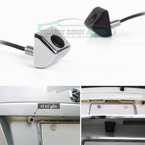 Camera Lùi HD Mạ Inox Cho Độ Nét Cực Cao 2 camera lùi HD