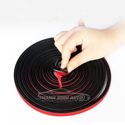 Gioang Cao Su Chữ B Chống Ồn Chống Bụi Cho Xe Hơi - Cuộn 5m 2 gioang chữ B