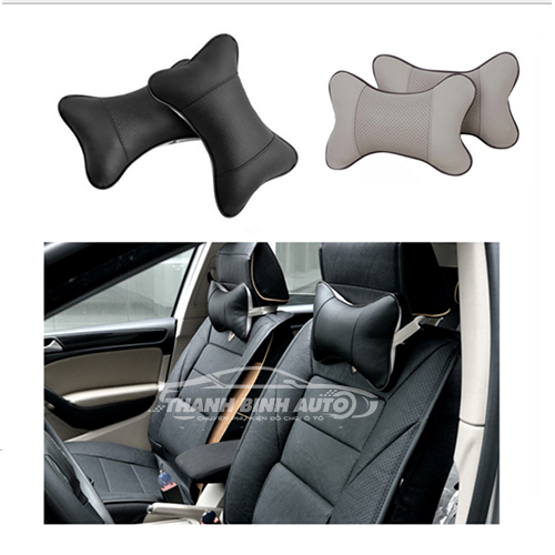 Gối Tựa Đầu Xương Cá Cho Ô Tô Chống Mỏi Cổ 1 gối tựa đầu xương cá