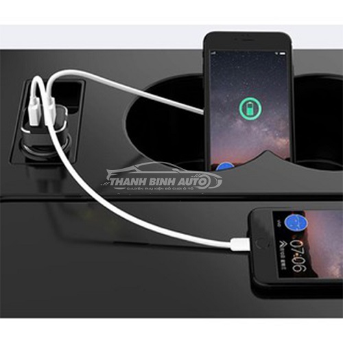 Tẩu Chia 2 Cổng USB Trong Xe Hơi Tiện Ích 1 Tẩu chia 2 cổng USB