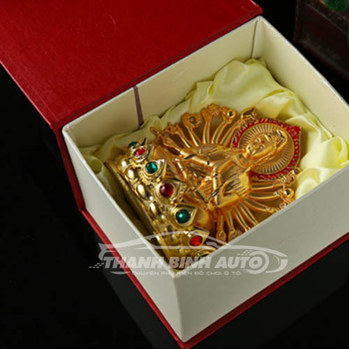 Tượng Quan Âm trang trí taplo xe ô tô 2 tượng quan âm