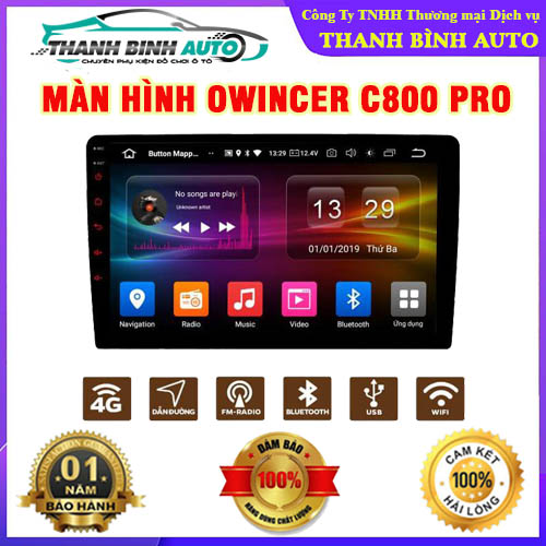 Màn hình Owincer C800 Pro Thanh Bình Auto
