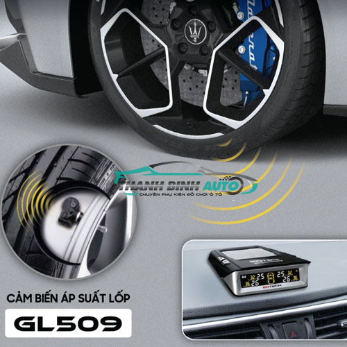 Cảm biến áp suất lốp Gotech GL509 van trong Thanh Bình Auto