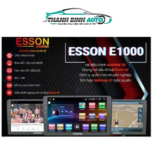 Màn hình DVD Android Esson E1000 Thanh Bình Auto