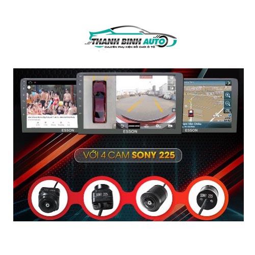 Tính năng của màn hình DVD Android Esson E1000 360 View 