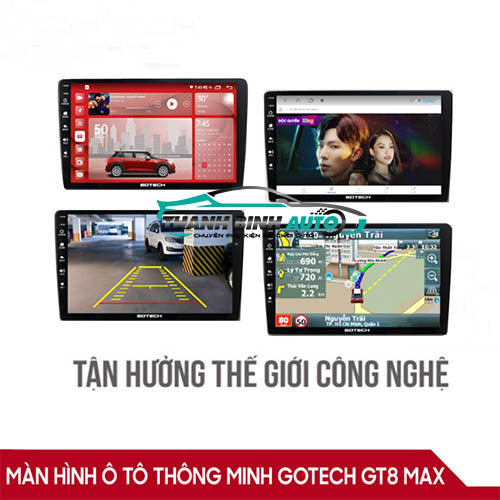 Tính năng của màn hình Gotech GT8 MAX