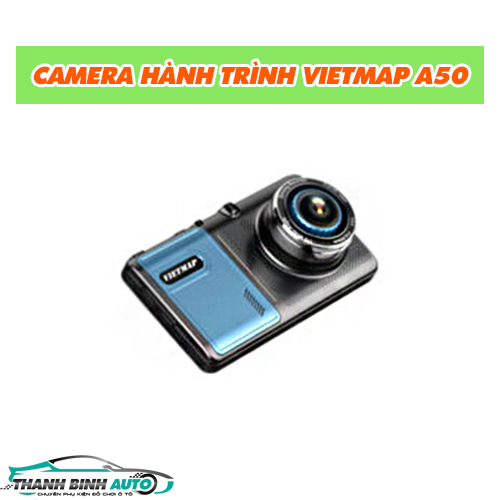 Camera hành trình Vietmap A50 hỗ trợ ghi hình trước sau