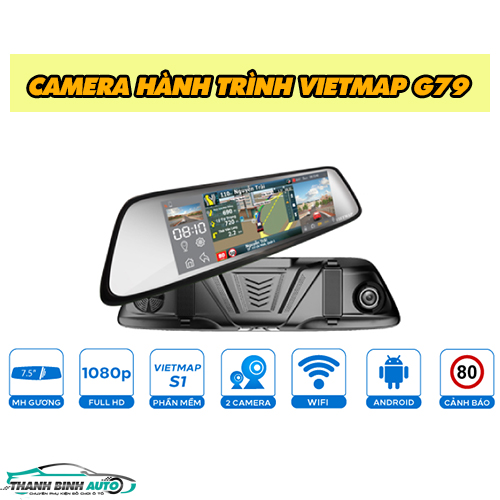 Lắp Camera hành trình Vietmap G79 uy tín tại Thanh Bình Auto