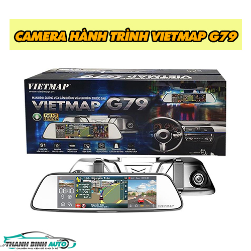 Camera hành trình Vietmap G79 tích hợp đa chức năng 6 trong 1