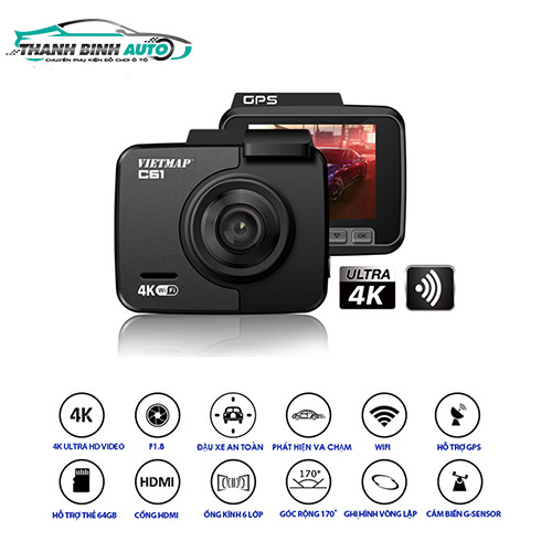 Camera hành trình Vietmap C61 Pro Thanh Bình Auto