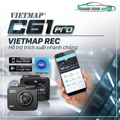 Camera hành trình Vietmap C61 Pro Thanh Bình Auto