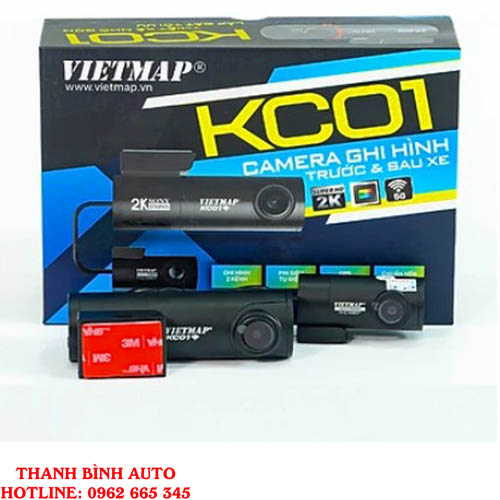 Camera hành trình Vietmap KC01 hàng chính hãng giá tốt tại Thanh Bình auto