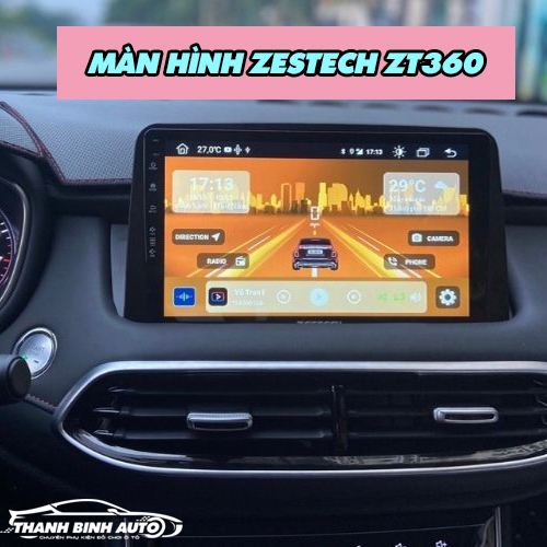 Lắp đặt màn hình Zestech ZT360 cao cấp cho xe tại Thanh Bình Auto