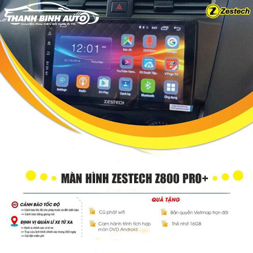 Màn hình Zestech Z800 Pro+ Thanh Bình Auto