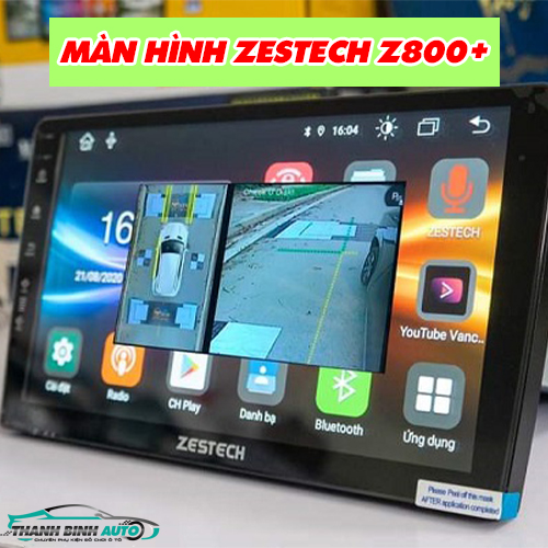 Màn hình Zestech Z800+ được xem là bước tiến đột phát nhất của thế hệ màn hình DVD Android