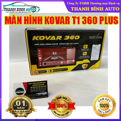 màn hình Kovar T1 360 Plus tại Thanh Bình auto
