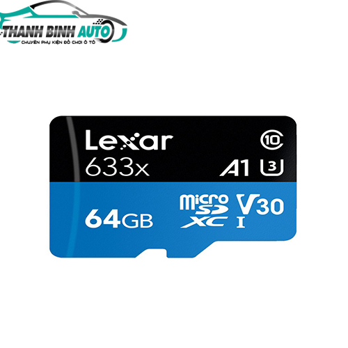 Thẻ nhớ 64gb Lexar microSDXC - USH-I Class 10 U1 chính hãng tại Thanh Bình Auto