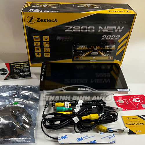 Màn hình DVD Zestech Z800 New tại Thanh Bình auto hàng chính hãng kèm quà tặng