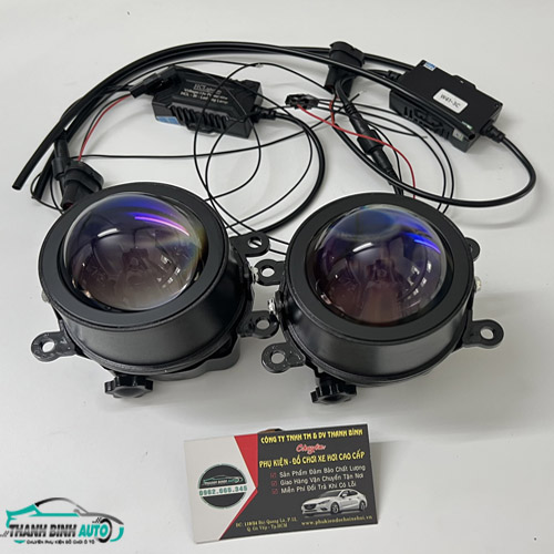 Nâng cấp đèn ô tô Laser Blue Lens Promax HCL siêu sáng an toàn -Thanh Bình auto