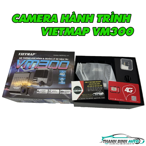 Camera hành trình Vietmap VM300 giúp ghi hình ngoài và trong xe
