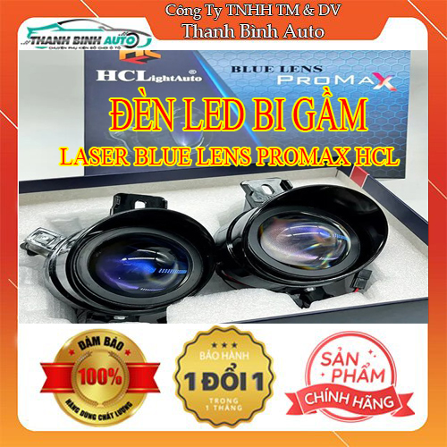 đèn led bi gàm blue laser blue lens Promax HCL tại Thanh Bình auto