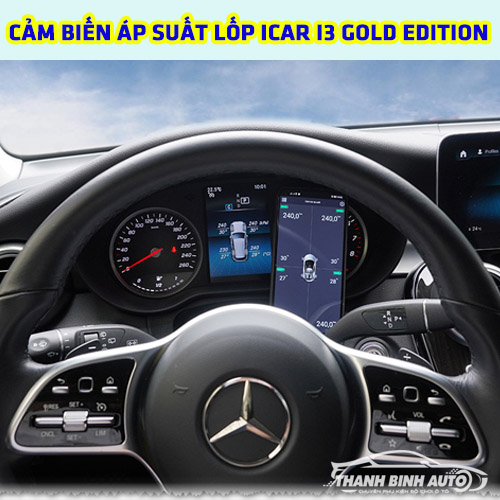 Cảm biến áp suất lốp Icar i3 Gold Edition cho xe Mercedes