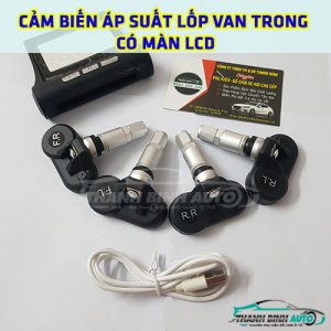 Cảm biến áp suất lốp van trong có màn LCD