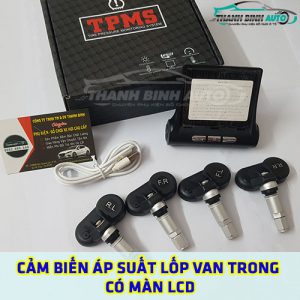 Cảm biến áp suất lốp van trong có màn LCD