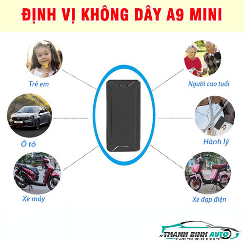 Mua thiết bị định vị Không dây A9 Mini chất lượng tại Thanh Bình Auto