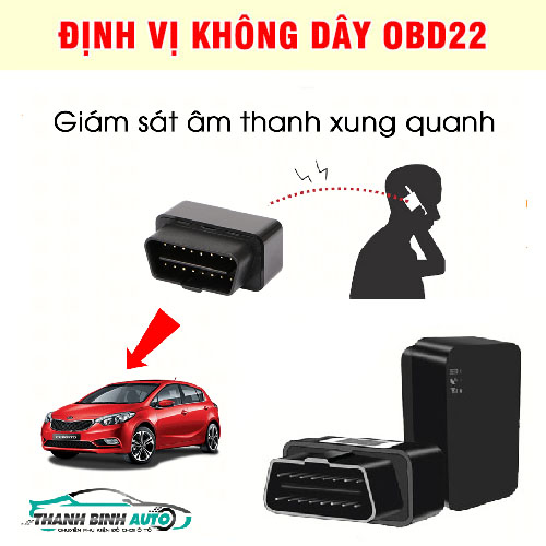 Mua định vị không dây OBD22 chất lượng tại Thanh Bình Auto