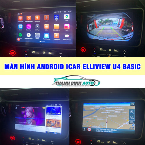 Màn hình Android Icar Elliview U4 Basic tại Thanh Bình Auto