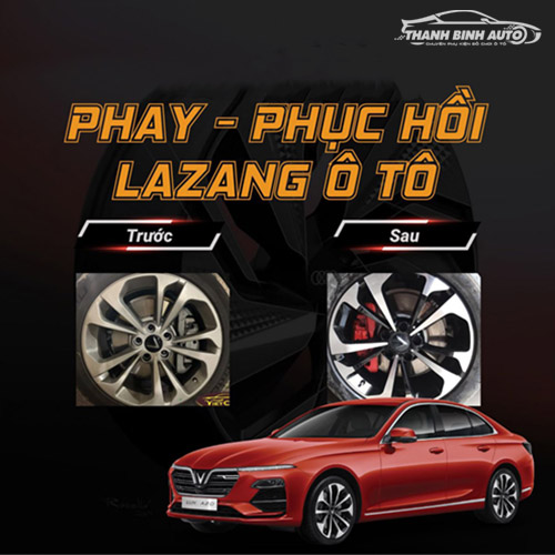Phay lazang - mâm ô tô