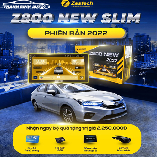 man hinh android zestech z800 new slim thanh binh auto 2