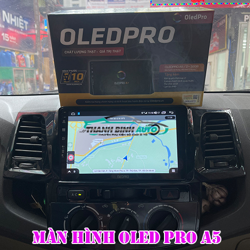 Màn hình Android OledPro A5 tích hợp bản đồ dẫn đường thông minh