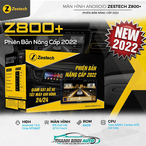 Tận hưởng thế giới đa sắc với màn hình Zestech Z800+ bản 2022 cấu hình khủng 