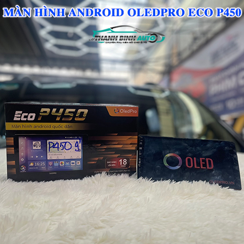 Màn hình Android OledPro Eco P450 lắp xe Fortuner
