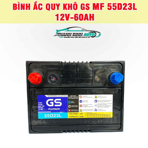 Ưu điểm của bình ắc quy khô GS MF 55D23L 12V-60AH