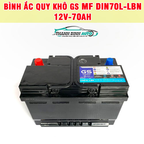 Ưu điểm của bình ắc quy khô GS MF DIN70L-LBN 12V-70AH