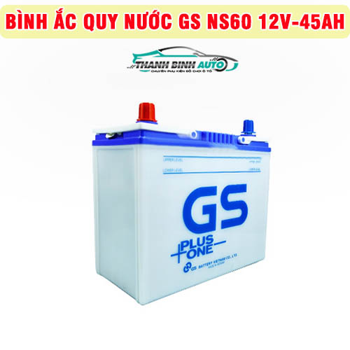 Ưu điểm của bình ắc quy nước GS NS60 12V-45AH