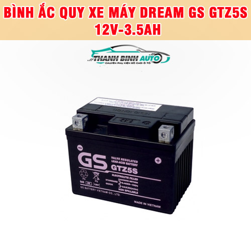 Bình ắc quy xe máy GS GTZ5S có khả năng chịu nhiệt tốt