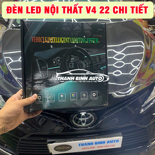 Đèn led nội thất V4 22 chi tiết Thanh Bình Auto