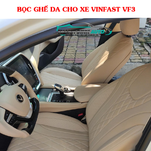 Bọc ghế da cho xe VinFast VF3 tại Thanh Bình Auto