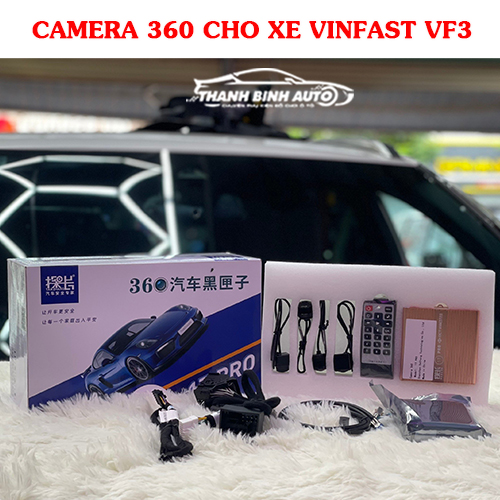 Lắp camera 360 cho xe VinFast VF3 tại Thanh Bình Auto
