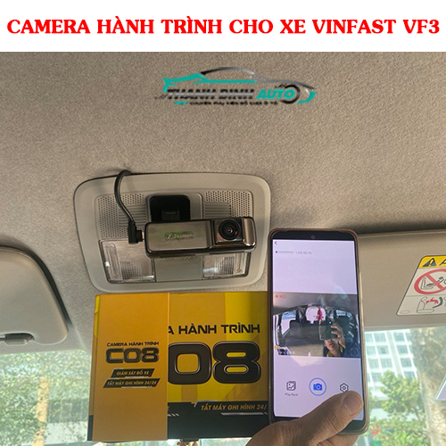 Lắp camera hành trình cho xe VinFast VF3 tại Thanh Bình Auto