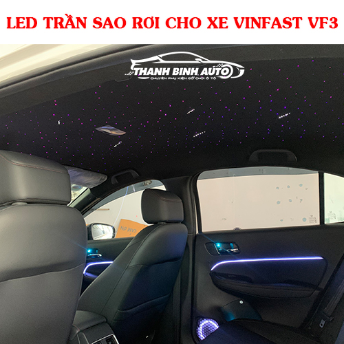 Lắp led trần sao rơi cho xe VinFast VF3 tại Thanh Bình Auto