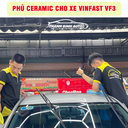 Địa chỉ phủ Ceramic cho xe VinFast VF3 uy tín chất lượng tại Quận Gò Vấp