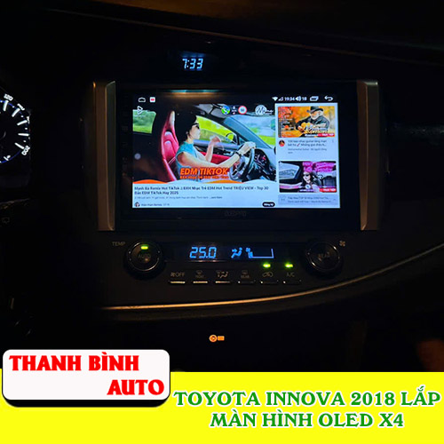 Toyota innova 2018 lap man hinh oled x4 thanh binh auto3