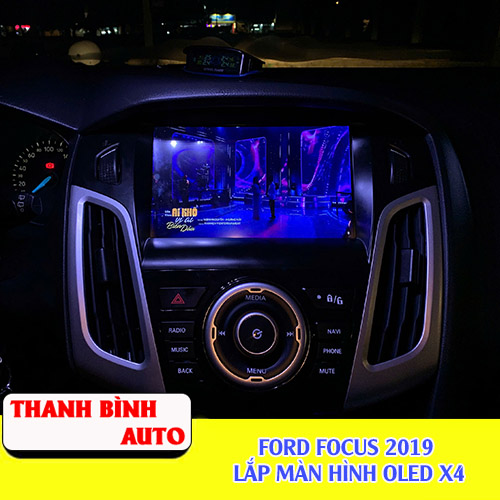 ford focus 2019 lap man hinh oled x4 thanh binh auto7