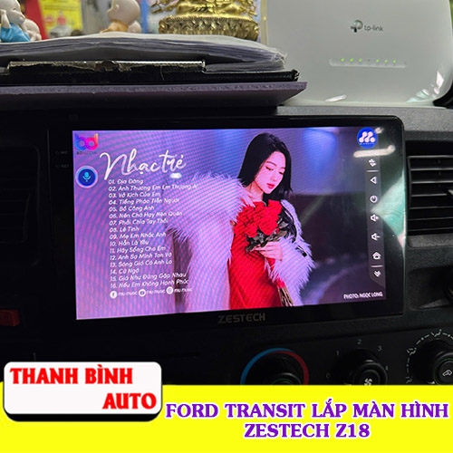 ford transit lap man hinh zestech z18 thanh binh auto2