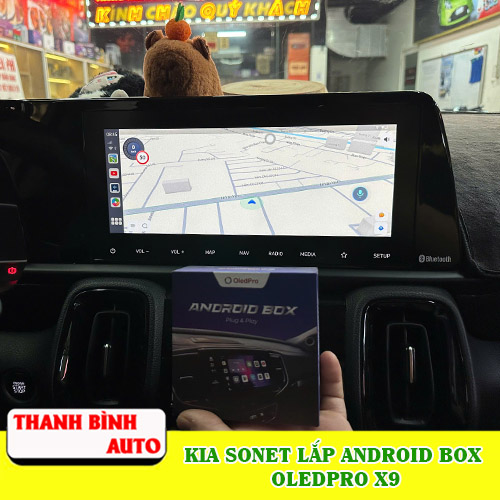 kia sonet lap android box oledpro x9 thanh binh auto5